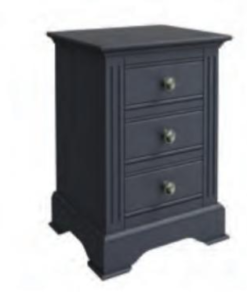 BP Bedroom Midnight Grey - Large Bedside