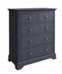 BP Bedroom Midnight Grey - 2 Over 3 Chest