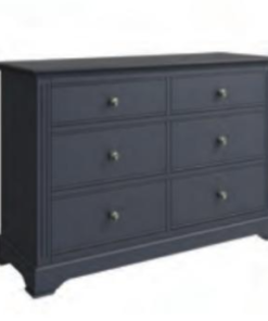 BP Bedroom Midnight Grey - 6 Drawer Chest