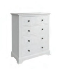 BP Bedroom White - 2 Over 3 Chest