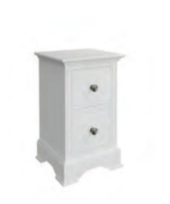 BP Bedroom White - Small Bedside
