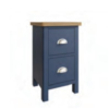 RA Bedroom Blue Small Bedside Cabinet